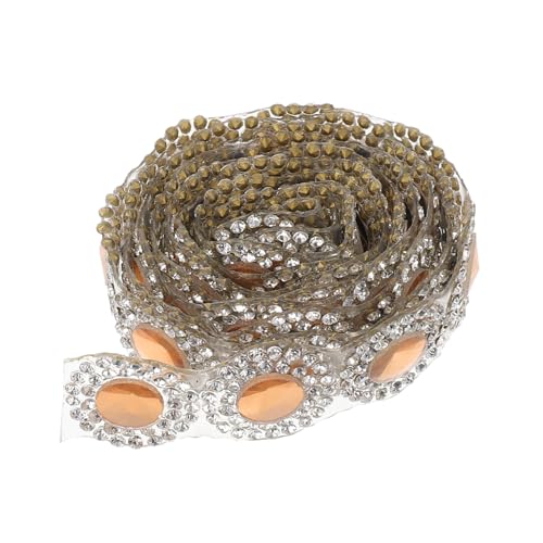 NOLITOY Rhinestone Banding Belt Strasssteine zum Aufnähen Glasdesign DIY Bastelband für Kleidung Schmuckverzierung Gürtel Zubehör Flexibel Zuschneidbar Goldfarben NOLITOY Rhinestone Banding Belt Strasssteine zum Aufnähen Glasdesign DIY Bastelband für Kleidung Schmuckverzierung Gürtel Zubehör Flexibel Zuschneidbar Goldfarben von NOLITOY