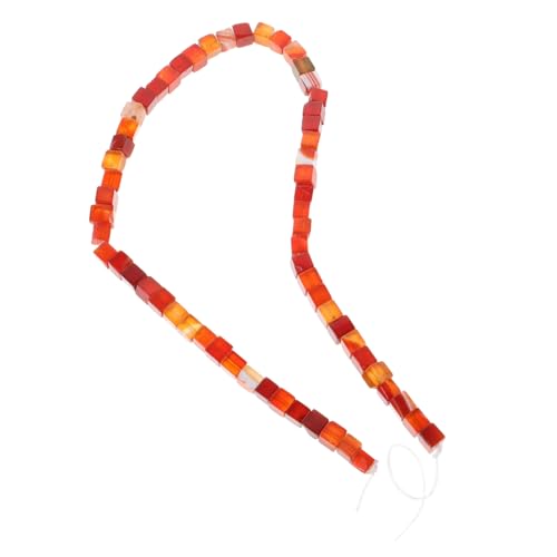 NOLITOY Roter Würfelperlen quadratische Abstandshalter Perlen für Schmuckherstellung DIY Bastelperlen mit Stabilem Sitz für Armbänder und Halsketten NOLITOY Roter Würfelperlen quadratische Abstandshalter Perlen für Schmuckherstellung DIY Bastelperlen mit Stabilem Sitz für Armbänder und Halsketten von NOLITOY