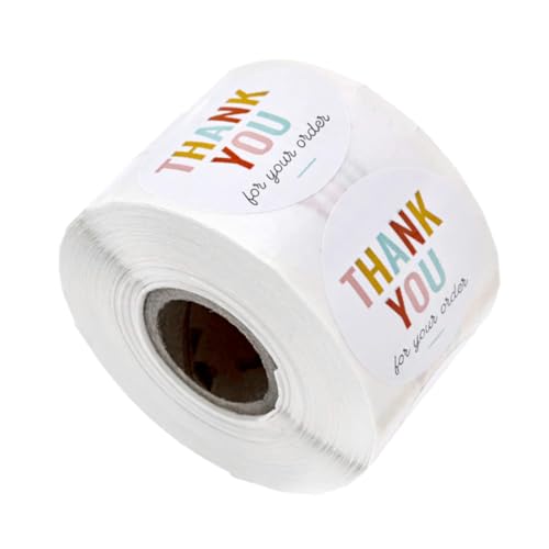 NOLITOY Runde Dankeschön Aufkleber Selbstklebend Dichtungsaufkleber Geschenkverpackung Etiketten Dekorativ Für Hochzeit Party Umschläge Geschenkboxen von NOLITOY