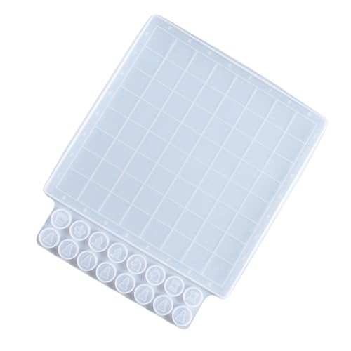 NOLITOY Schachbrett Silikonform für Epoxidharz Gießen DIY Schachspiel Zubehör Wiederverwendbare Schachfigur Gießform Einfach zu Reinigen Perfektes für Familie und von NOLITOY