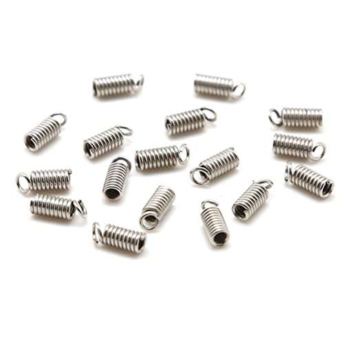NOLITOY Schmuckverschlüsse Federverschluss für DIY Armbänder und Silber für Schmuckherstellung pro Packung von NOLITOY