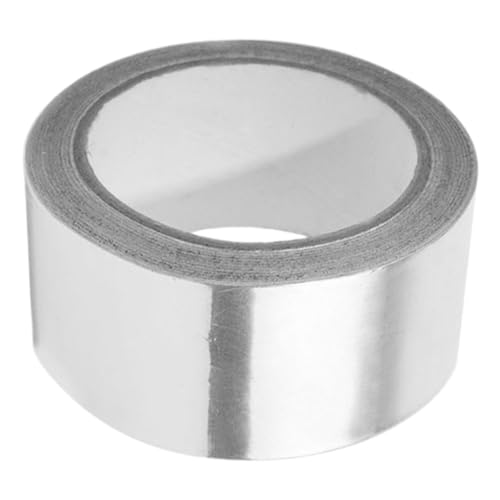 NOLITOY Schweres Aluminiumfolie Klebeband Selbstklebend Hitzebeständig für Elektroreparatur und Lüftungskanäle Isolierband mit Starker Haftung und Hoher Temperaturbeständigkeit NOLITOY Schweres Aluminiumfolie Klebeband Selbstklebend Hitzebeständig für Elektroreparatur und Lüftungskanäle Isolierband mit Starker Haftung und Hoher Temperaturbeständigkeit von NOLITOY