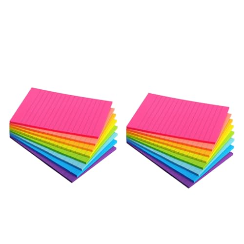 NOLITOY Selbstklebende Notizblöcke Neonfarben Kleine Haftnotizen für Notizen Pläne und Erinnerungen für Schule Büro und Zuhause Praktische Memo Pads mit Glatter Schreiboberfläche NOLITOY Selbstklebende Notizblöcke Neonfarben Kleine Haftnotizen für Notizen Pläne und Erinnerungen für Schule Büro und Zuhause Praktische Memo Pads mit Glatter Schreiboberfläche von NOLITOY