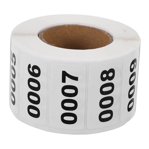 NOLITOY Selbstklebende Zahlenetiketten Rechteckige Nummernaufkleber Langlebige Klebeziffern für Garage Lager Büro Einfache Organisation und Identifikation NOLITOY Selbstklebende Zahlenetiketten Rechteckige Nummernaufkleber Langlebige Klebeziffern für Garage Lager Büro Einfache Organisation und Identifikation von NOLITOY