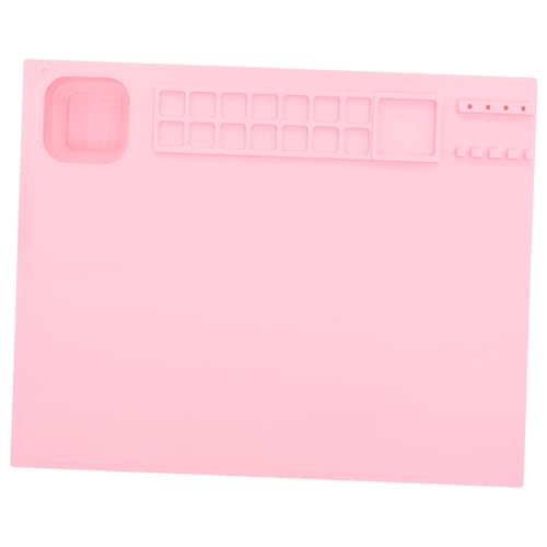 NOLITOY Silikon Mischpalette Malpalette mit Becher rutschfest Leicht zu Reinigen Pigmentfest für Künstler Hobby Basteln Acrylfarben Malunterlage Multifunktional NOLITOY Silikon Mischpalette Malpalette mit Becher rutschfest Leicht zu Reinigen Pigmentfest für Künstler Hobby Basteln Acrylfarben Malunterlage Multifunktional von NOLITOY