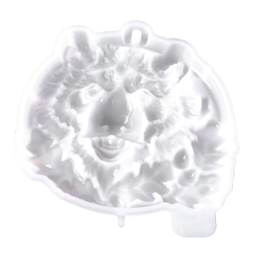 NOLITOY Silikonform Bärkopf DIY Tierform Flexible Reißfest Antihaftend für Epoxidharz Schlüsselanhänger Basteln Langlebig Leicht zu Entformen für Kreative Handarbeiten von NOLITOY