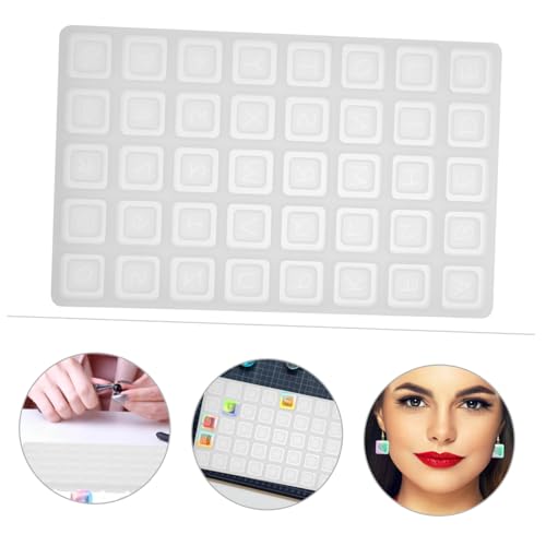 NOLITOY Silikonform Buchstaben Anhänger DIY Gießform Flexibel Wiederverwendbar für Schlüsselanhänger Basteln Resin Harz Schmuckherstellung NOLITOY Silikonform Buchstaben Anhänger DIY Gießform Flexibel Wiederverwendbar für Schlüsselanhänger Basteln Resin Harz Schmuckherstellung von NOLITOY