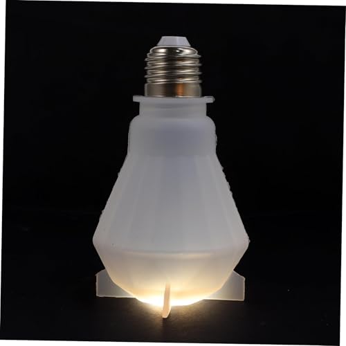 NOLITOY Silikonform Gießform für DIY Lampenfassung Lichtbirnen Gießen Flexibel Wiederverwendbar Transparent Kreative Handwerksform NOLITOY Silikonform Gießform für DIY Lampenfassung Lichtbirnen Gießen Flexibel Wiederverwendbar Transparent Kreative Handwerksform von NOLITOY