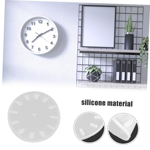 NOLITOY Silikonform für DIY Uhr Gießform Epoxidharz Uhr Kunstform Dekorative Wanduhr Silikon Harzform Rund für Heimdekoration Kreative Bastelprojekte NOLITOY Silikonform für DIY Uhr Gießform Epoxidharz Uhr Kunstform Dekorative Wanduhr Silikon Harzform Rund für Heimdekoration Kreative Bastelprojekte von NOLITOY
