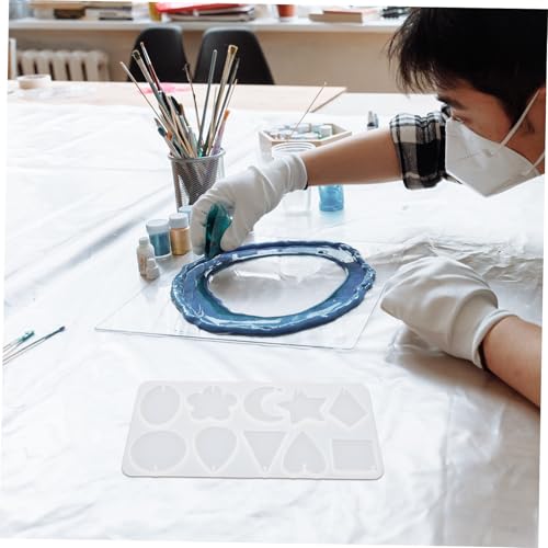 NOLITOY Silikonform für Ohrringanhänger Flexibel und Wiederverwendbar Praktische Resin Gießform für DIY Schmuckherstellung nicht Klebend Einfach zu Reinigen Robust und Formstabil von NOLITOY