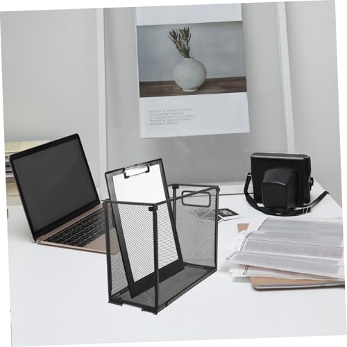 NOLITOY Stabiler Edelstahl Datei Organizer mit Modernem Mesh design Robuster Schreibtisch Aktenhalter für Büro und Zuhause Platzsparender Dokumentenhalter zur Übersichtlichen Aufbewahrung von NOLITOY