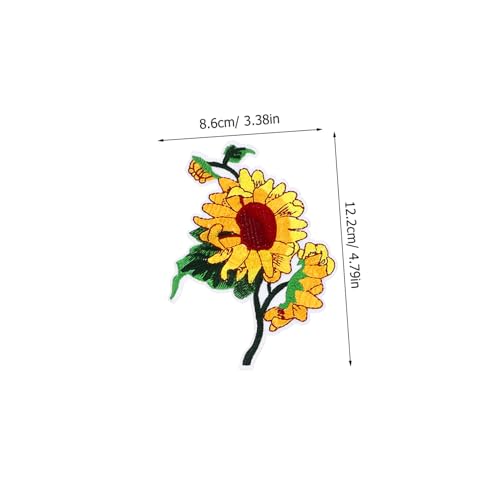 NOLITOY Sunflower Patches Teilig Bestickte Bügelbilder für Jeans Rucksäcke Kleidung Leicht DIY Dekoration zum Aufbügeln oder Aufnähen Modische Sonnenblumen Applikationen NOLITOY Sunflower Patches Teilig Bestickte Bügelbilder für Jeans Rucksäcke Kleidung Leicht DIY Dekoration zum Aufbügeln oder Aufnähen Modische Sonnenblumen Applikationen von NOLITOY