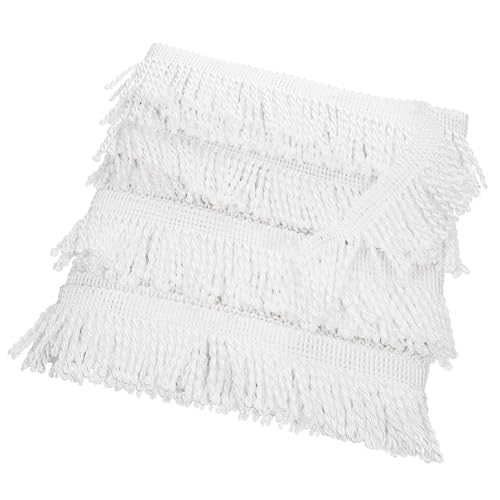 NOLITOY Tassel Fringe Trim Polyester Vorhangborte zum Aufnähen Weiße Fransenborte für DIY Vorhang Sofa und Kleidungsdekoration Vielseitiges Nähzubehör für Bastelprojekte NOLITOY Tassel Fringe Trim Polyester Vorhangborte zum Aufnähen Weiße Fransenborte für DIY Vorhang Sofa und Kleidungsdekoration Vielseitiges Nähzubehör für Bastelprojekte von NOLITOY