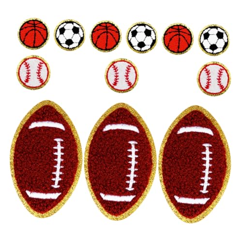 NOLITOY Teiliges Sport Stickerei Bügelbilder Baseball Basketball Football Fußball Aufnäher Polyester Strapazierfähig für DIY Kleidung Rucksäcke Schuhe Vielseitig Bügelbar Nähen Geeignet NOLITOY Teiliges Sport Stickerei Bügelbilder Baseball Basketball Football Fußball Aufnäher Polyester Strapazierfähig für DIY Kleidung Rucksäcke Schuhe Vielseitig Bügelbar Nähen Geeignet von NOLITOY