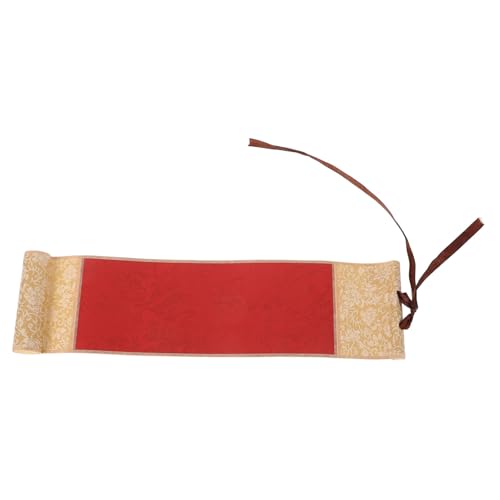 NOLITOY Traditionelles Wachsfärbepapier Holzstange für Diy Kunstprojekte Scroll Papier für Malen Schreiben und Einladungen Rot NOLITOY Traditionelles Wachsfärbepapier Holzstange für Diy Kunstprojekte Scroll Papier für Malen Schreiben und Einladungen Rot von NOLITOY