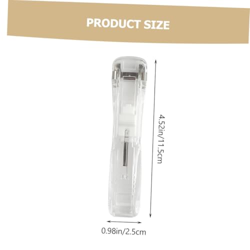 NOLITOY Tragbarer Office Stapler ohne Nägel Nahtloser Dokumentenclipper mit Wiederverwendbaren Clips Leichter Büroklammerspender für Papierloses Heften und Schonendes Zufällige Farbe NOLITOY Tragbarer Office Stapler ohne Nägel Nahtloser Dokumentenclipper mit Wiederverwendbaren Clips Leichter Büroklammerspender für Papierloses Heften und Schonendes Zufällige Farbe von NOLITOY