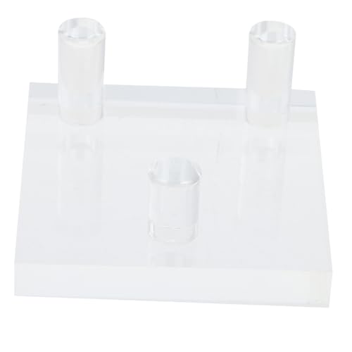 NOLITOY Transparenter Acryl Display Ständer Staffelei Mineralienhalter für Kristalle und Steine Stabiles Präsentationsregal für Zuhause Büro Ausstellungen und Sammlungen von NOLITOY