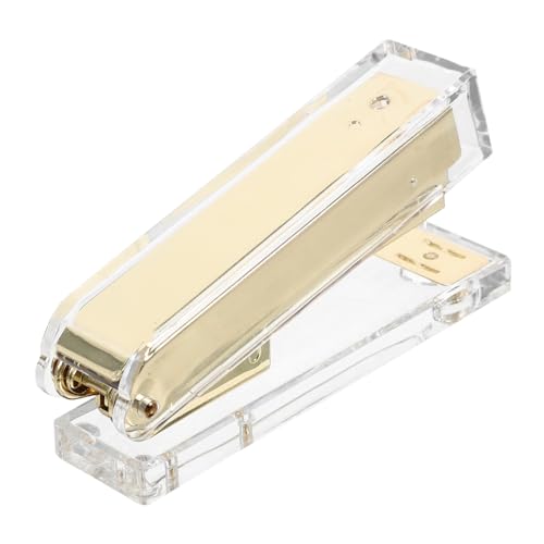NOLITOY Transparenter Bürohefter aus Robustem Acryl Handlicher Desktop Tacker mit Glattem Innenlauf Vielseitig Einsetzbar für Schule Büro und Zuhause Praktisches Multifunktions Heftgerät NOLITOY Transparenter Bürohefter aus Robustem Acryl Handlicher Desktop Tacker mit Glattem Innenlauf Vielseitig Einsetzbar für Schule Büro und Zuhause Praktisches Multifunktions Heftgerät von NOLITOY
