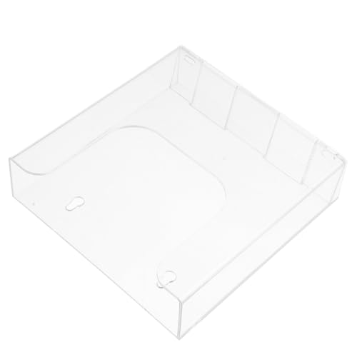 NOLITOY Transparenter Wand organizer aus Acryl Wandmontierter Akten Magazinhalter Stabiler Prospektständer für Büro Zuhause Multifunktionale Aufbewahrung und Präsentation von NOLITOY