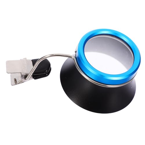 NOLITOY Uhrmacherlupe mit Klarem Aluminiumgehäuse Drehbare Lupe für Präzise Schmuck Uhrenreparaturen Vielseitiges Juwelierwerkzeug für Elektronik Handwerk und Feinmechanik von NOLITOY