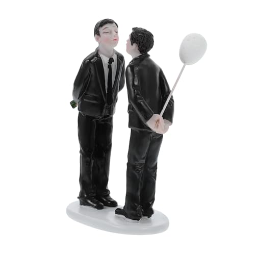 NOLITOY Valentinstag Tortenfigur Hochzeit Cake Topper für Hochwertige Dekoration aus Strapazierfähigem Material für Valentinstagsfeiern Passend für Kuchengrößen NOLITOY Valentinstag Tortenfigur Hochzeit Cake Topper für Hochwertige Dekoration aus Strapazierfähigem Material für Valentinstagsfeiern Passend für Kuchengrößen von NOLITOY