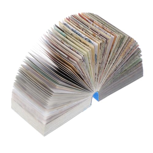NOLITOY Vintage Scrapbook Hintergrundpapier Retro Dekorpapier mit Klaren Mustern Langlebig und Vielseitig für DIY Bastelprojekte Selbstklebend Geeignet für Tagebücher und Fotoalben von NOLITOY