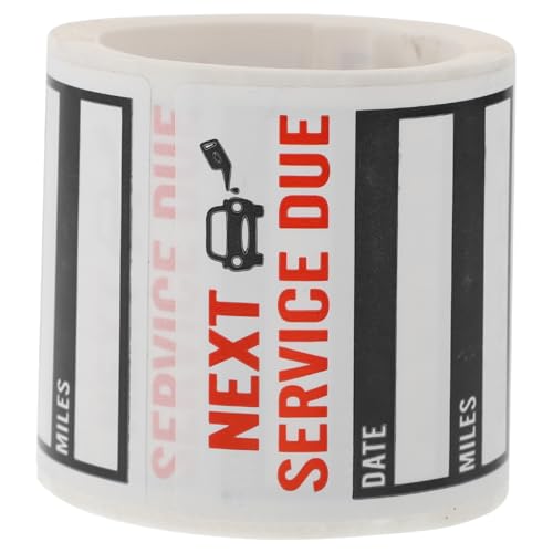 NOLITOY Wasserdichte Auto Service Reminder Fensteraufkleber Selbstklebende Ölwechsel erinnerungsetiketten mit Starkem Halt Beschreibbare Autoaufkleber zur Wartungsfrist Praktische NOLITOY Wasserdichte Auto Service Reminder Fensteraufkleber Selbstklebende Ölwechsel erinnerungsetiketten mit Starkem Halt Beschreibbare Autoaufkleber zur Wartungsfrist Praktische von NOLITOY