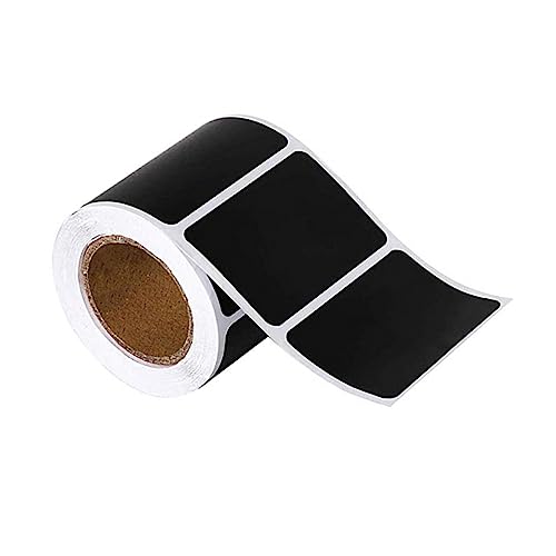 NOLITOY Wasserdichte Selbstklebende PVC Blanko Aufkleber Wiederablösbare Schwarze Namensetiketten Beschriftbar mit Marker für Küche Vorratsbehälter und Beschriftung NOLITOY Wasserdichte Selbstklebende PVC Blanko Aufkleber Wiederablösbare Schwarze Namensetiketten Beschriftbar mit Marker für Küche Vorratsbehälter und Beschriftung von NOLITOY