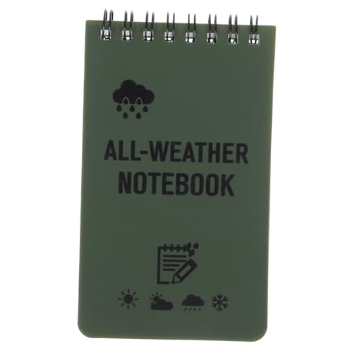 NOLITOY Wasserdichtes Notizbuch für Studenten Tragbares Spiral Notizpad für Outdoor Aktivitäten Kreatives Design von Ideen und Plänen von NOLITOY