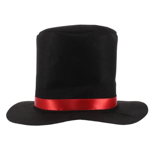 NOLITOY Weicher Schneemann Hut mit Band Komfortable Weihnachtsmütze für Party Winter und Festtage Vielseitiges Kostüm Accessoire für Damen und Herren von NOLITOY