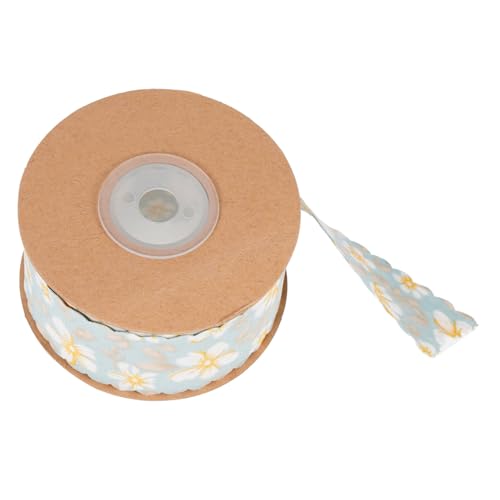 NOLITOY Wellenkante Blumenmuster Geschenkband Yards Verschleißfestes Vielseitiges Dekoband für DIY Schleifen Geschenkverpackungen Blumenarrangements und Partydekorationen NOLITOY Wellenkante Blumenmuster Geschenkband Yards Verschleißfestes Vielseitiges Dekoband für DIY Schleifen Geschenkverpackungen Blumenarrangements und Partydekorationen von NOLITOY