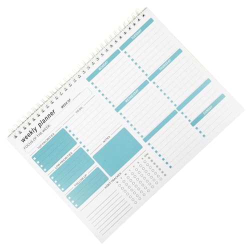NOLITOY Wochenplaner Notizblock Abreißbar Praktischer Office Planer für Terminplanung und Memo aufgaben Effizientes Planungspad für Arbeit Studium Alltag NOLITOY Wochenplaner Notizblock Abreißbar Praktischer Office Planer für Terminplanung und Memo aufgaben Effizientes Planungspad für Arbeit Studium Alltag von NOLITOY