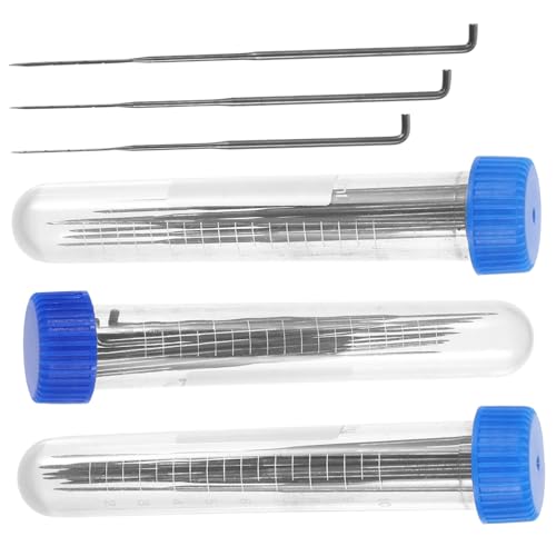 NOLITOY Wollfilznadeln Set Teilig mit Groben Mittleren Feinen Nadeln Plus Blauen Flaschen Ergonomische Nadeln für DIY Filzarbeiten Geeignet für Anfänger Vielseitig für Kleidung Handwerk NOLITOY Wollfilznadeln Set Teilig mit Groben Mittleren Feinen Nadeln Plus Blauen Flaschen Ergonomische Nadeln für DIY Filzarbeiten Geeignet für Anfänger Vielseitig für Kleidung Handwerk von NOLITOY