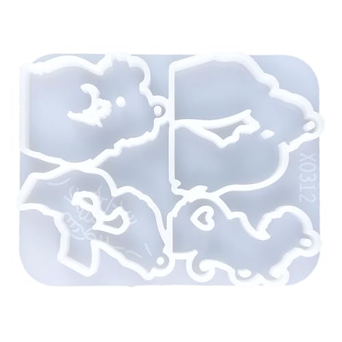 Epoxidharz und Gips, stabile Silikonformen, Wohnaccessoire zum Basteln von Weihnachtsanhängern und Familienandenken, Familienanhängerform Epoxidharz und Gips, stabile Silikonformen, Wohnaccessoire zum Basteln von Weihnachtsanhängern und Familienandenken, Familienanhängerform von NONGYU