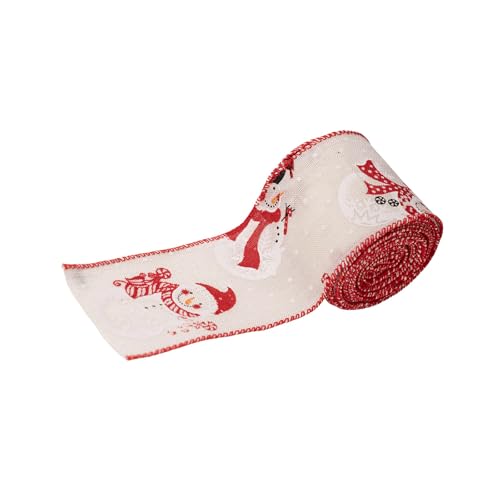 Farbbeständiges Weihnachtsband für Baum, Treppe, Türdekoration, waschbarer Stoff, Urlaub, Party, Zuhause, Styling, lange Lagerung Farbbeständiges Weihnachtsband für Baum, Treppe, Türdekoration, waschbarer Stoff, Urlaub, Party, Zuhause, Styling, lange Lagerung von NONGYU