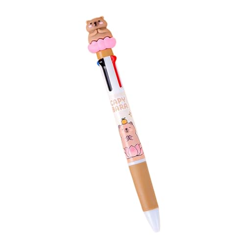 Mehrfarbiger Kugelschreiber, 4-in-1, farbiger Kugelschreiber, einziehbar, Cartoon-Kugelschreiber für Büro, Schule, Studenten, Kinder, Geschenk-Design von NONGYU