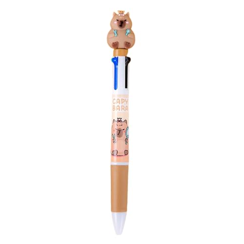 Mehrfarbiger Kugelschreiber, 4-in-1, farbiger Kugelschreiber, einziehbar, Cartoon-Kugelschreiber für Büro, Schule, Studenten, Kinder, Geschenk-Design von NONGYU