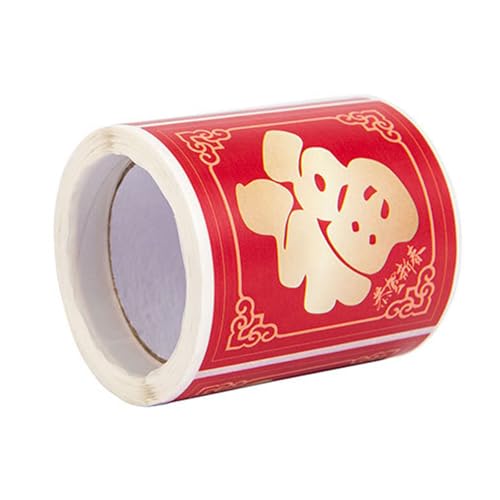 NONGYU 100 Blatt Scrapbooking Chinesisches Neujahr Aufkleber Umschlag Etikett Dekorative Aufkleber Verpackung Decors Aufkleber von NONGYU