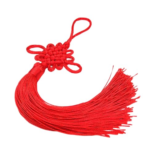NONGYU Chinesischer Knoten mit Quasten Festival Knoten Anhänger Ornament Handgemachte chinesische Knotenschnur für Home Office Auto Dekorationen NONGYU Chinesischer Knoten mit Quasten Festival Knoten Anhänger Ornament Handgemachte chinesische Knotenschnur für Home Office Auto Dekorationen von NONGYU