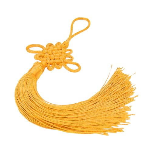 NONGYU Chinesischer Knoten mit Quasten Festival Knoten Anhänger Ornament Handgemachte chinesische Knotenschnur für Home Office Auto Dekorationen NONGYU Chinesischer Knoten mit Quasten Festival Knoten Anhänger Ornament Handgemachte chinesische Knotenschnur für Home Office Auto Dekorationen von NONGYU