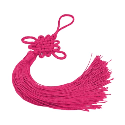 NONGYU Chinesischer Knoten mit Quasten Festival Knoten Anhänger Ornament Handgemachte chinesische Knotenschnur für Home Office Auto Dekorationen NONGYU Chinesischer Knoten mit Quasten Festival Knoten Anhänger Ornament Handgemachte chinesische Knotenschnur für Home Office Auto Dekorationen von NONGYU