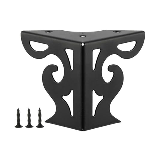 NONGYU Moderne Metall-Möbelbeine, schwarzes Finish, modernes Eisen-Möbelbein für Sofa, Tisch, Schrank von NONGYU