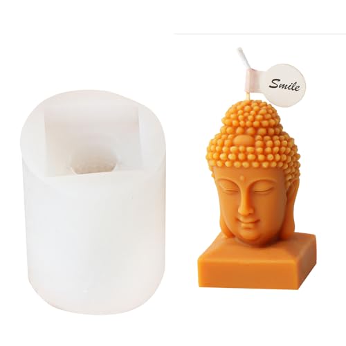 Religiöse Silikonform, 3D-Buddha-Form für die Herstellung von Seife, Gips, Schreibtisch, Ornament, Heimdekoration von NONGYU