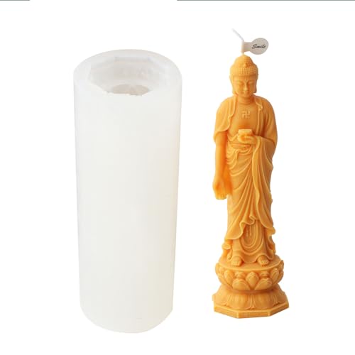 Religiöse Silikonform, 3D-Buddha-Form für die Herstellung von Seife, Gips, Schreibtisch, Ornament, Heimdekoration Religiöse Silikonform, 3D-Buddha-Form für die Herstellung von Seife, Gips, Schreibtisch, Ornament, Heimdekoration von NONGYU