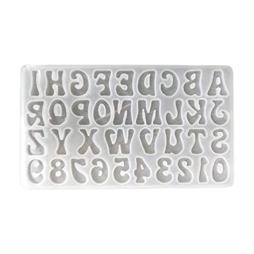Silikonformen für Zahlen, Buchstaben, Epoxidharz, für Handwerk, Geburtstag, Party, Hochzeit, Heimdekoration Silikonformen für Zahlen, Buchstaben, Epoxidharz, für Handwerk, Geburtstag, Party, Hochzeit, Heimdekoration von NONGYU