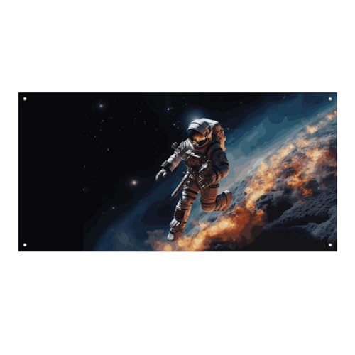 Banner Party-Dekoration, Flagge, Astronaut, fliegt im Weltraum, Fotografie-Hintergrund, Flagge, Dekorationen, Geburtstagsparty, Fotokabinen-Banner, Wanddekoration, Banner, Schild, Foto-Requisiten, 120 Banner Party-Dekoration, Flagge, Astronaut, fliegt im Weltraum, Fotografie-Hintergrund, Flagge, Dekorationen, Geburtstagsparty, Fotokabinen-Banner, Wanddekoration, Banner, Schild, Foto-Requisiten, 120 von NONHAI