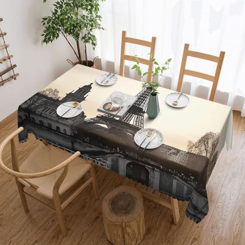 NONHAI Tischdecke für rechteckige Tische, Reise-Tischdecken, knitterfrei, Tischdecke für Küche, 137,2 x 182,9 cm, Tischdecke für Esszimmer, Bauernhaus, Dekoration, Tischdecke NONHAI Tischdecke für rechteckige Tische, Reise-Tischdecken, knitterfrei, Tischdecke für Küche, 137,2 x 182,9 cm, Tischdecke für Esszimmer, Bauernhaus, Dekoration, Tischdecke von NONHAI