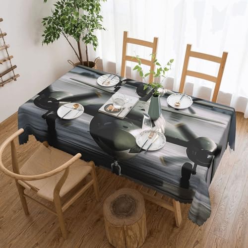 NONHAI Tischdecke für rechteckige Tische, US-Armee-Flugzeug-Tischdecken, knitterfrei, Tischdecke für Küche, 137,2 x 182,9 cm, Tischdecke für Esszimmer, Bauernhaus, Dekoration, Tischdecke NONHAI Tischdecke für rechteckige Tische, US-Armee-Flugzeug-Tischdecken, knitterfrei, Tischdecke für Küche, 137,2 x 182,9 cm, Tischdecke für Esszimmer, Bauernhaus, Dekoration, Tischdecke von NONHAI