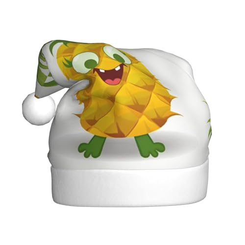 NONHAI Weihnachtsmannmütze, Ananas, Weihnachtsmütze, Weihnachtsmütze für Erwachsene, Uni, Samt, klassische Weihnachtsmannmütze für Weihnachten, Neujahr NONHAI Weihnachtsmannmütze, Ananas, Weihnachtsmütze, Weihnachtsmütze für Erwachsene, Uni, Samt, klassische Weihnachtsmannmütze für Weihnachten, Neujahr von NONHAI