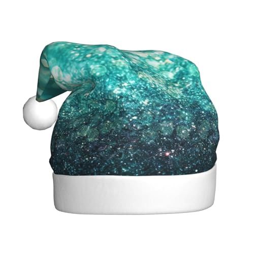 NONHAI Weihnachtsmannmütze, funkelnde Weihnachtsmütze, Weihnachtsmütze für Erwachsene, Uni, Samt, klassische Weihnachtsmannmütze für Weihnachten, Neujahr NONHAI Weihnachtsmannmütze, funkelnde Weihnachtsmütze, Weihnachtsmütze für Erwachsene, Uni, Samt, klassische Weihnachtsmannmütze für Weihnachten, Neujahr von NONHAI